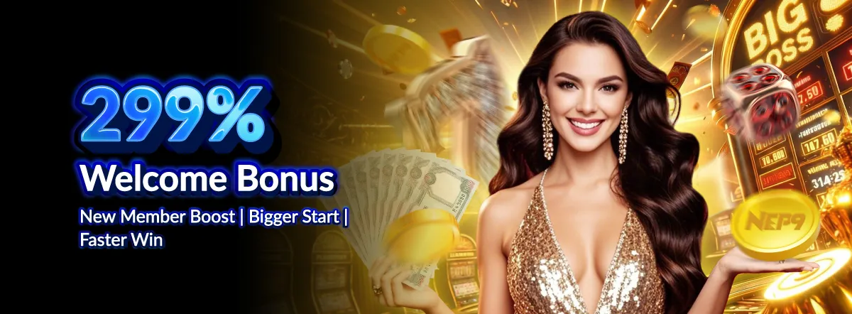 NEP9 299% Welcome Bonus Nepal